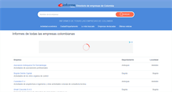 Desktop Screenshot of informacion-empresas.co